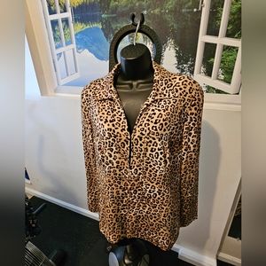 Chico's Leopard Jacket - Size 1 (8/10)